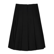 Load image into Gallery viewer, Senior Black Stitch Down Pleat Skirt