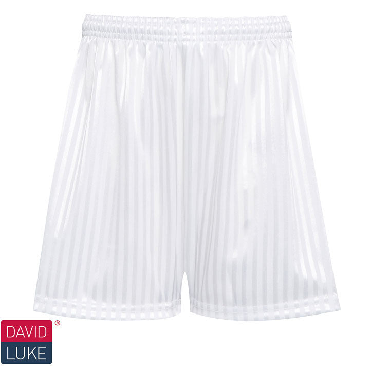Shadow Stripe Sports Shorts White