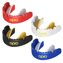 Load image into Gallery viewer, Opro Shield Gold Braces Mouth Guard