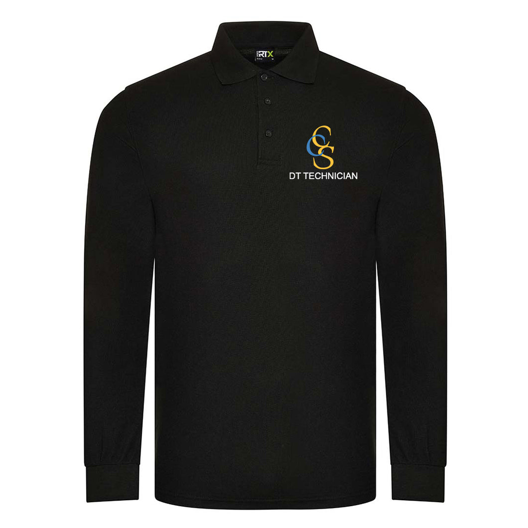 Cove Secondary DT Technician Long Sleeve Polo Shirt