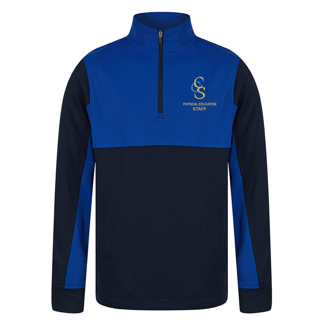 Cove Secondary PE Staff 1/4 Zip Track Top