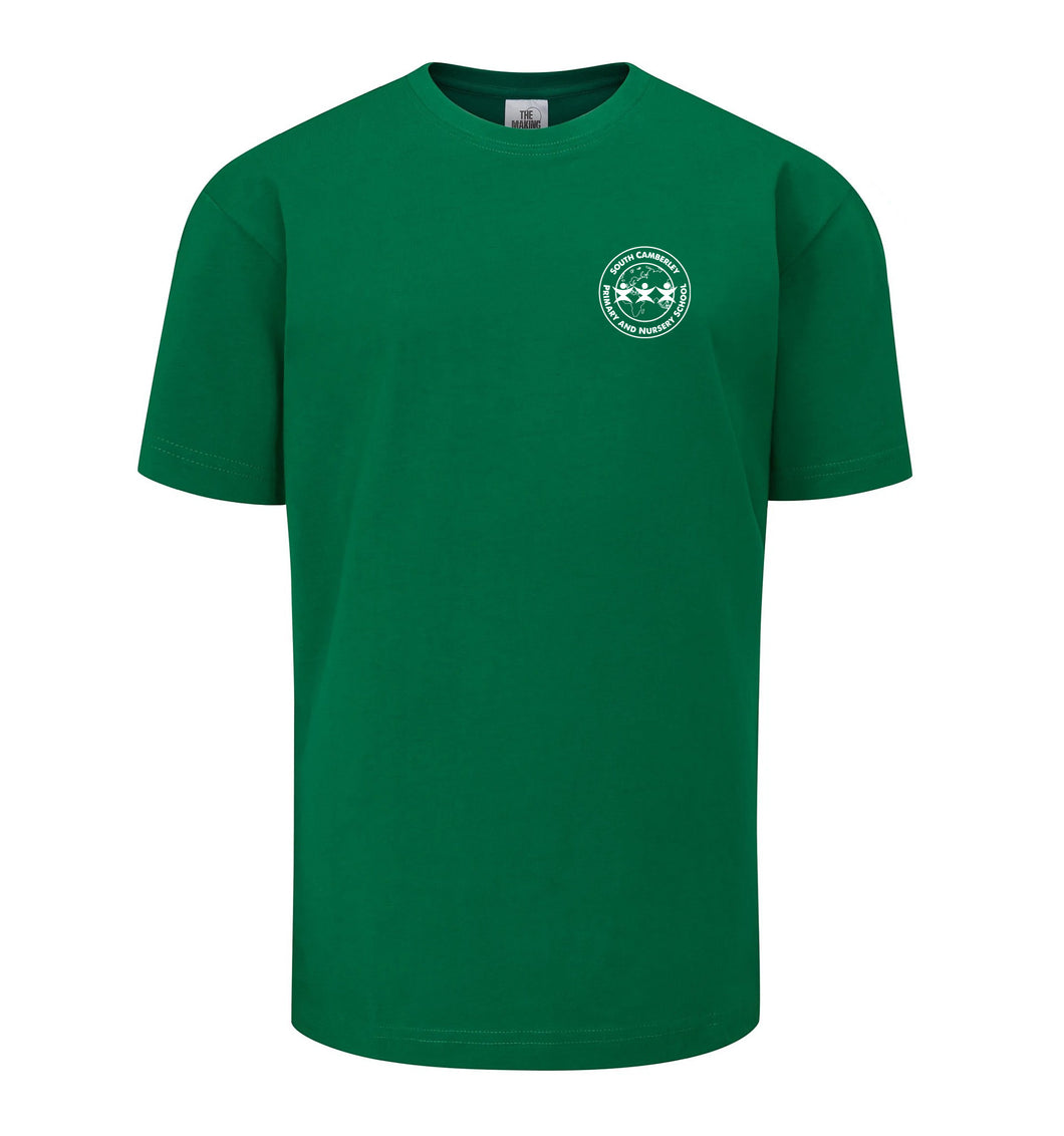 South Camberley Primary Green Apollo House PE T-Shirt