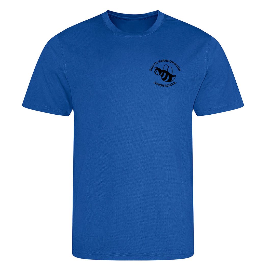 NEW South Farnborough Juniors PE T-Shirt - Blue