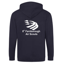 Load image into Gallery viewer, 8th Farnborough Air Scouts Zip Hoodie
