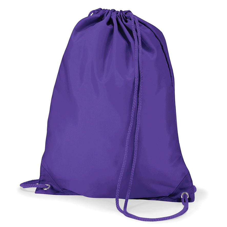 Rucksack Style Gym Bag Purple