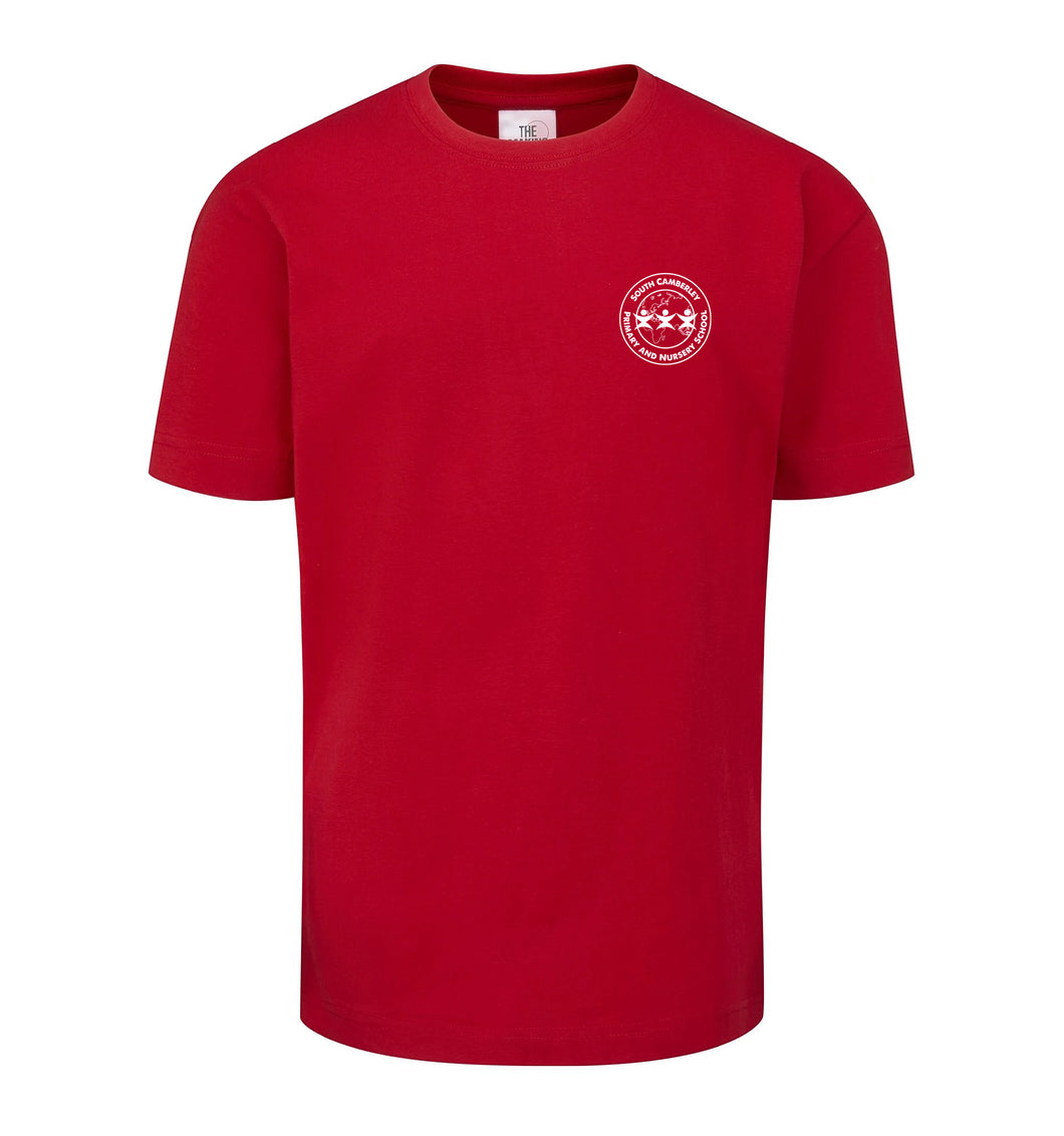 South Camberley Red Phoenix House PE T-Shirt