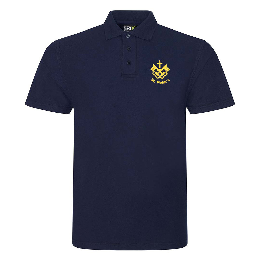 St Peter's Farnborough Staff Navy Polo Shirt