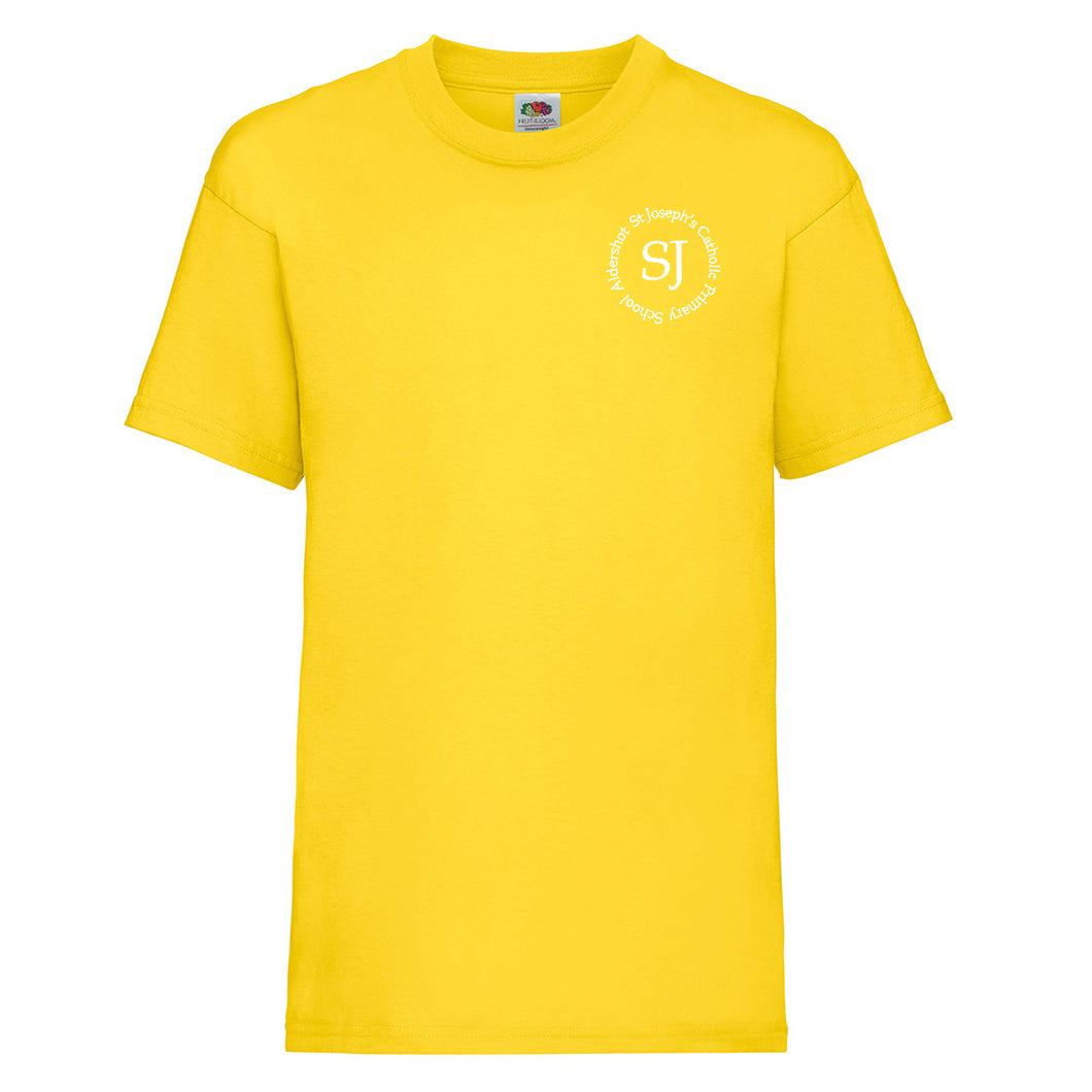 St Joseph's PE T-Shirt Yellow