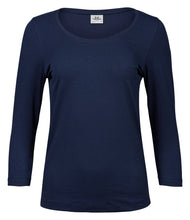 Load image into Gallery viewer, Kennel Lane Staff Ladies Stretch 3/4 Sleeve T-Shirt
