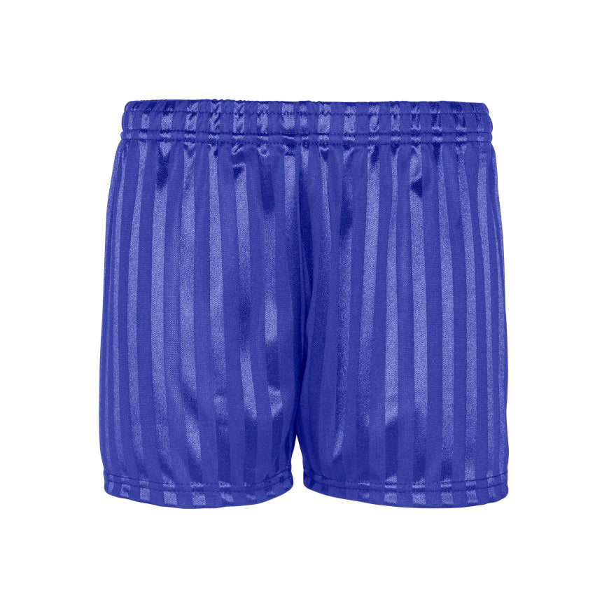 Royal Blue Shadow Stripe Shorts by Innovation