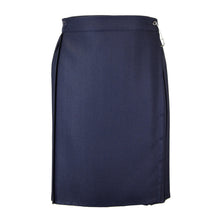 Load image into Gallery viewer, Navy Kilt Style Skirt
