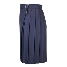 Load image into Gallery viewer, Navy Kilt Style Skirt
