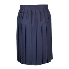 Load image into Gallery viewer, Navy Kilt Style Skirt
