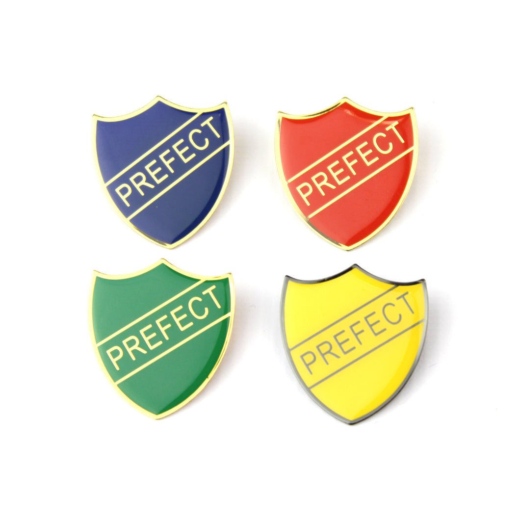 School Prefect Shield Pin Badge