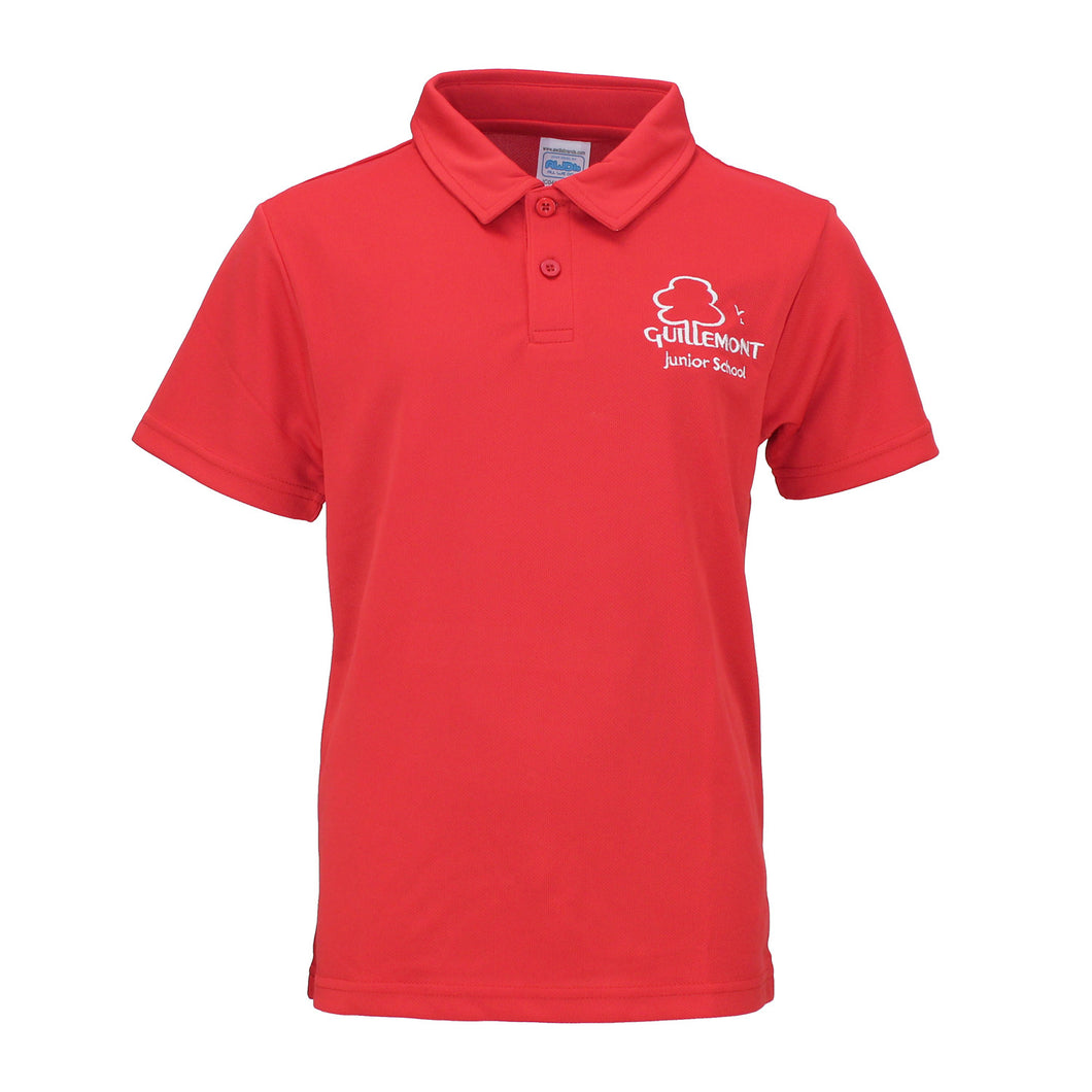 Guillemont Junior School Cody Red PE Polo Shirt