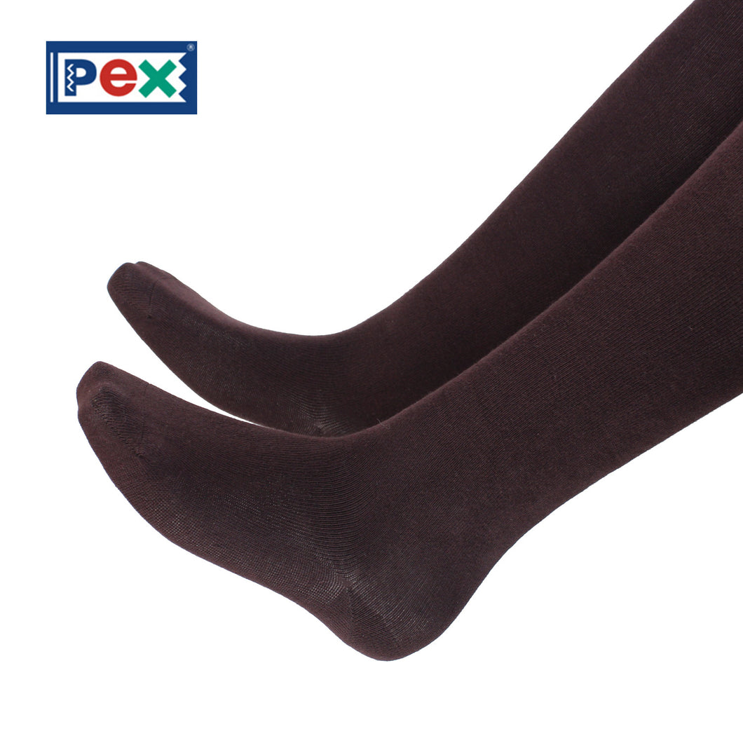 Pex Sunset 2 Pair Pack Cotton Rich Brown Tights