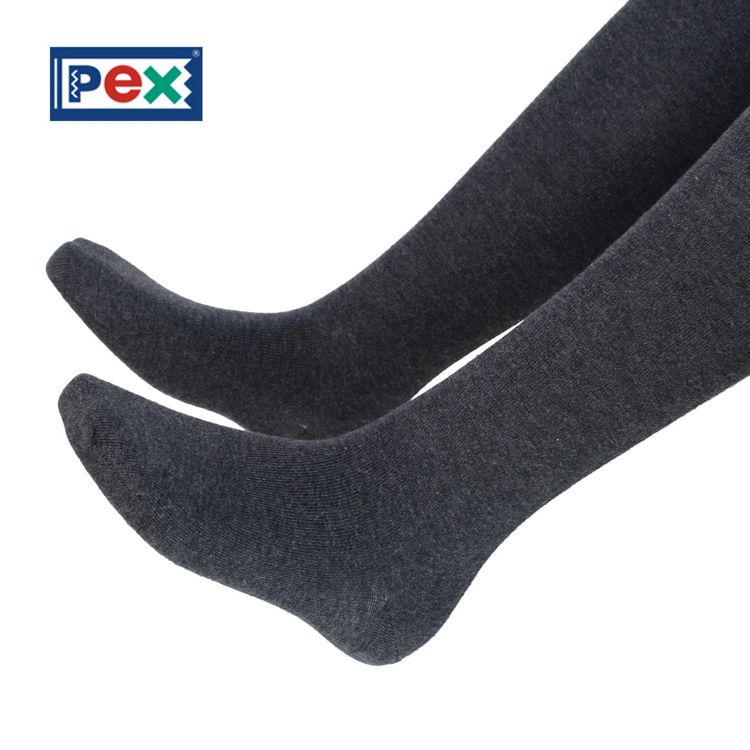 Pex Sunset 2 Pair Pack Cotton Rich Charcoal Grey Tights