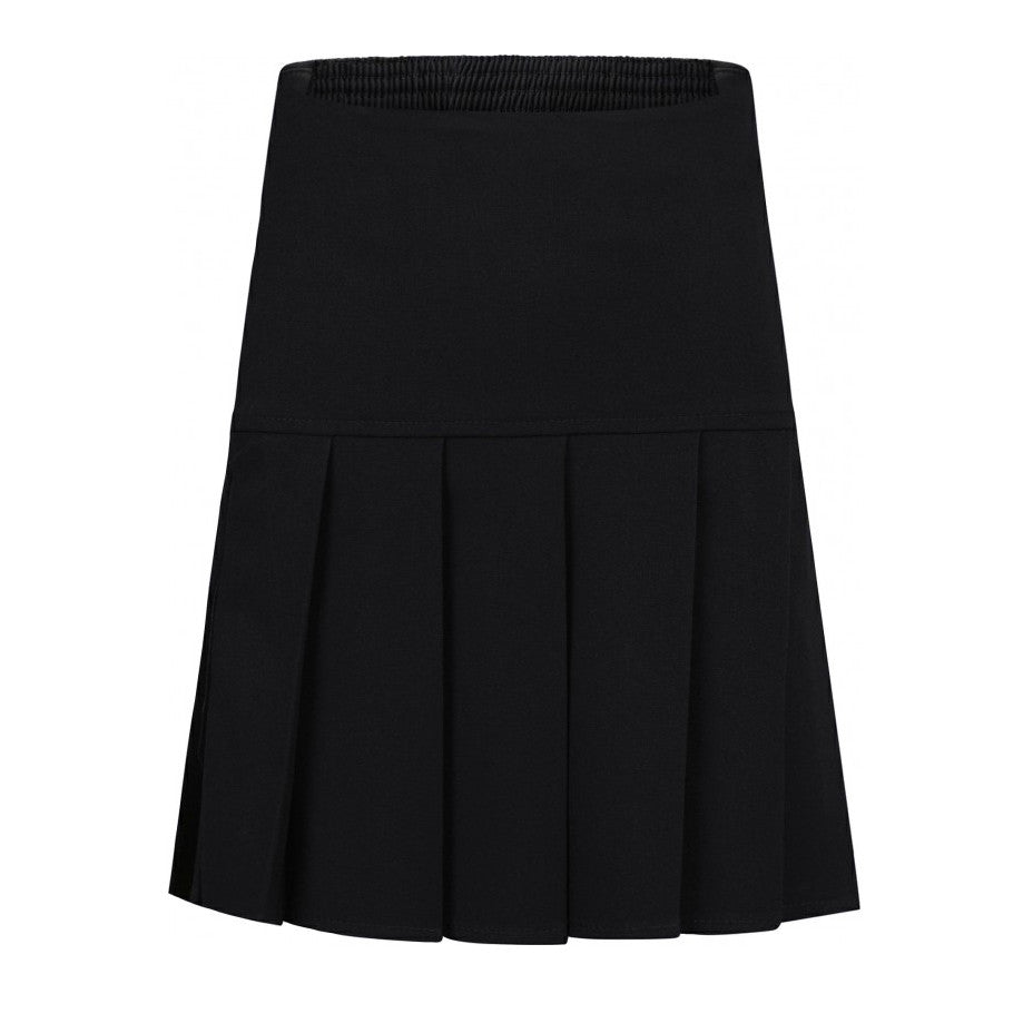 Black Fan Pleat Skirt