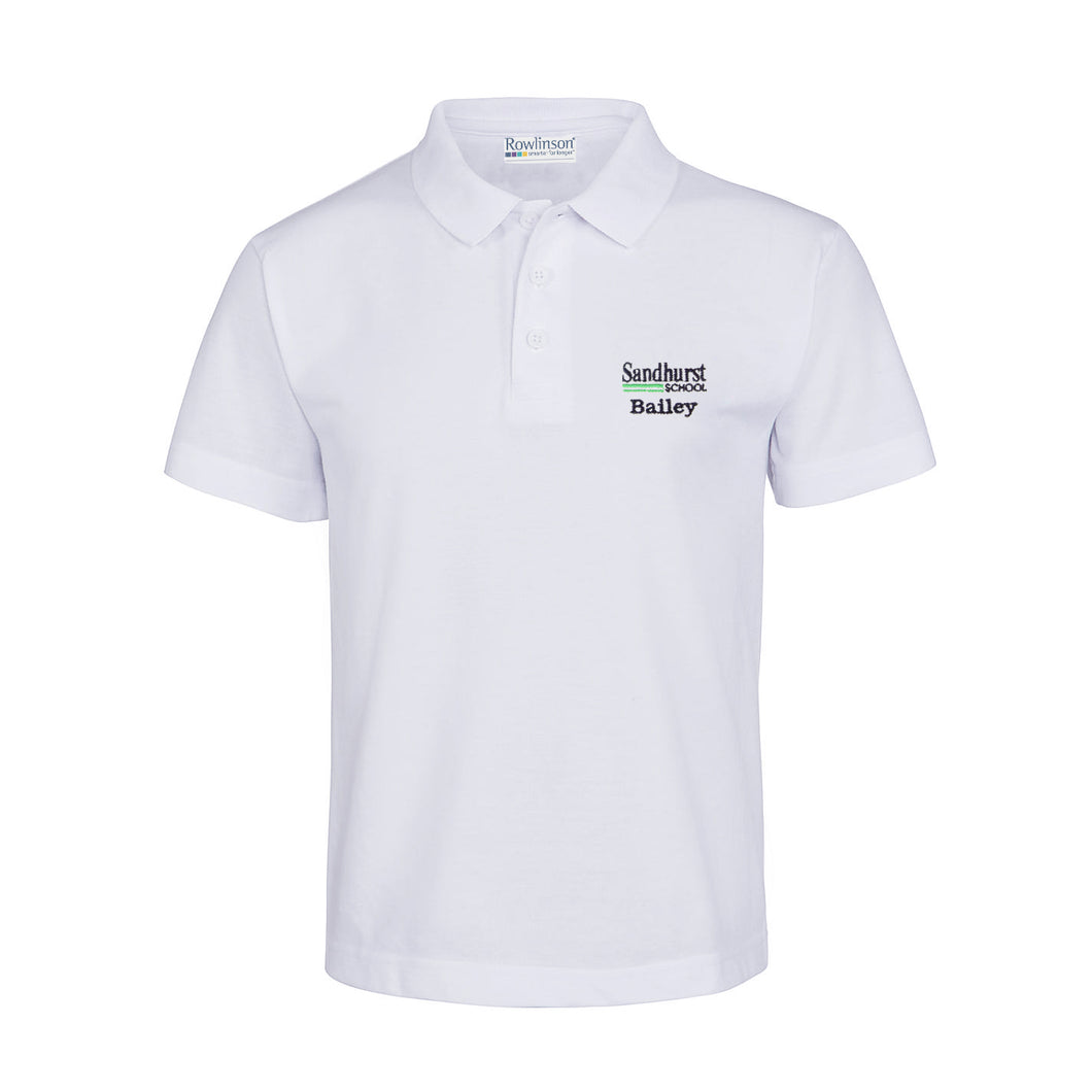 Sandhurst School Summer House Polo Shirt - Bailey