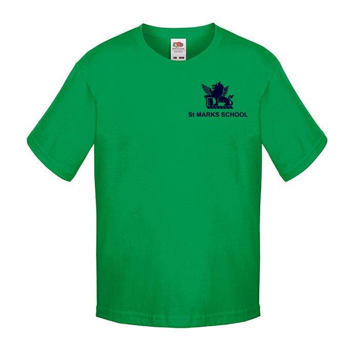 St Mark's House Colour PE T-Shirt - Green