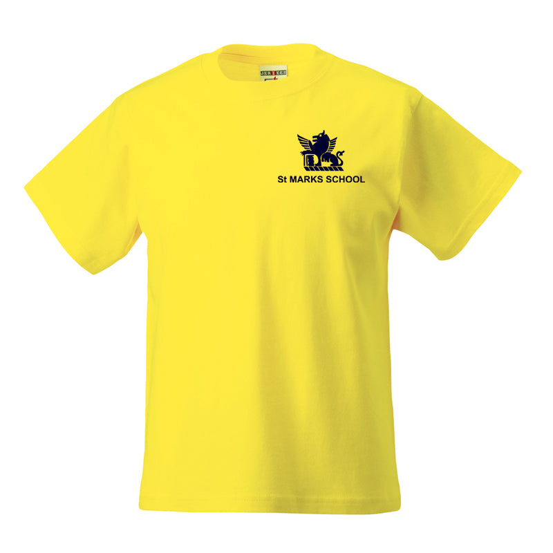 St Mark's House Colour PE T-Shirt - Yellow