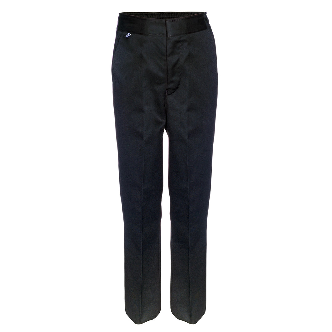 Slim Fit Boys Black Trousers by Innovation