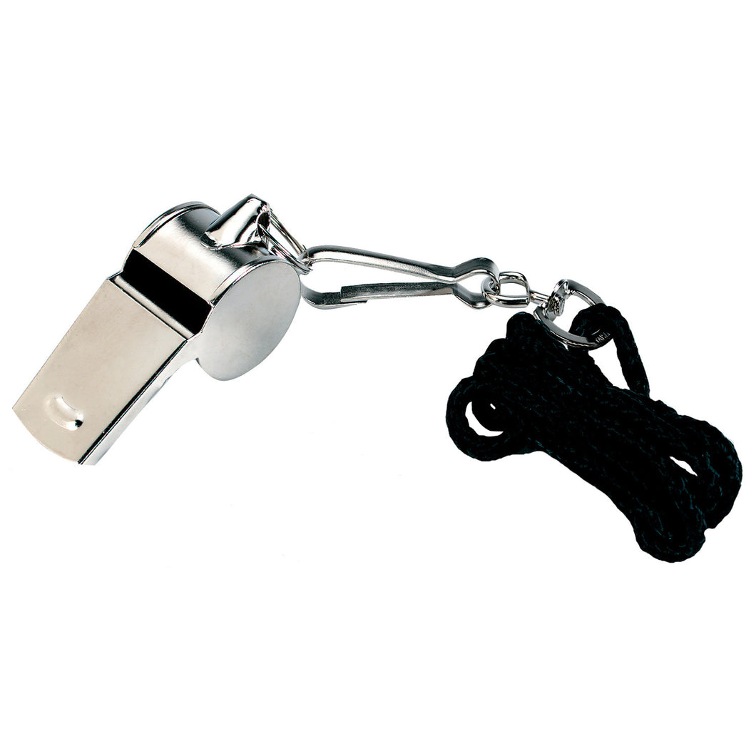 Metal Whistle and Lanyard