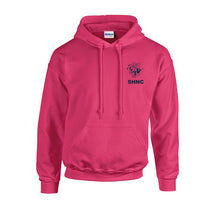 Load image into Gallery viewer, Surrey Heath Netball Club Hoodie with name to front left breast
