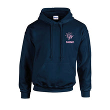 Load image into Gallery viewer, Surrey Heath Netball Club Hoodie with name to front left breast
