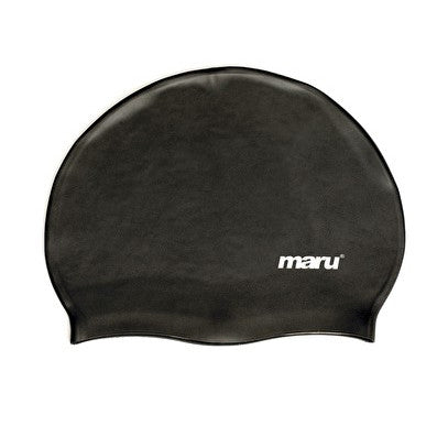 Maru Silicone Swim Hat - Black